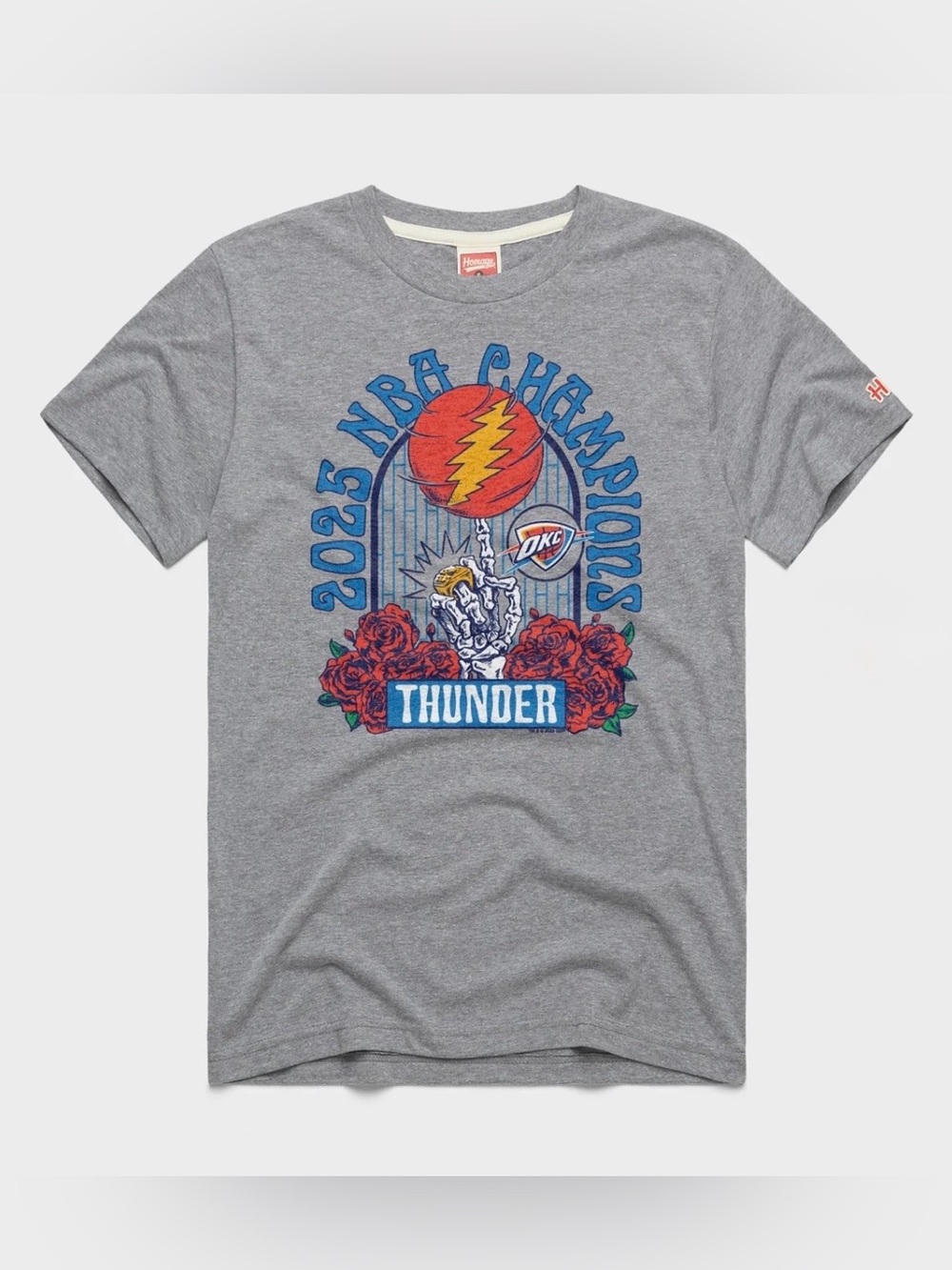 NBA x Grateful Dead Oklahoma City Thunder 2025 Champions